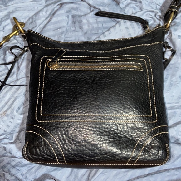 EUC VINTAGE COACH CHELSEA  LACED DUFFLE CROSSBODY SHOULDER BAG 10399 black - Picture 5 of 11